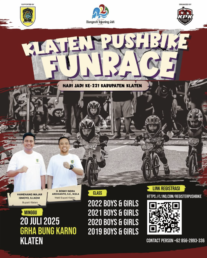 Klaten PushBike Funrace 2025