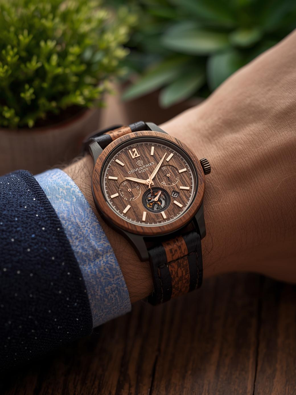 Jam Tangan Kayu (Lokal Klaten)