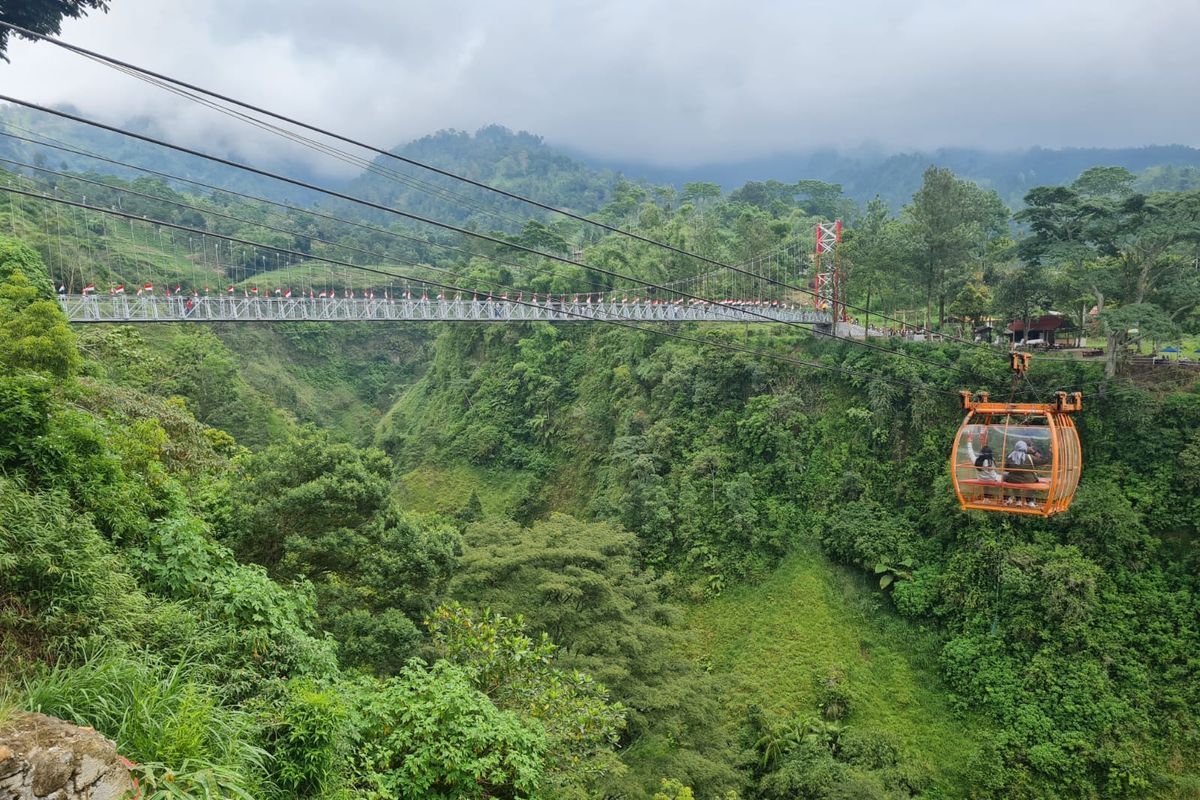 Girpasang Klaten (Jembatan Gantung Merapi)